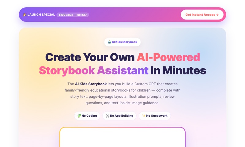 AI Kids Storybook
