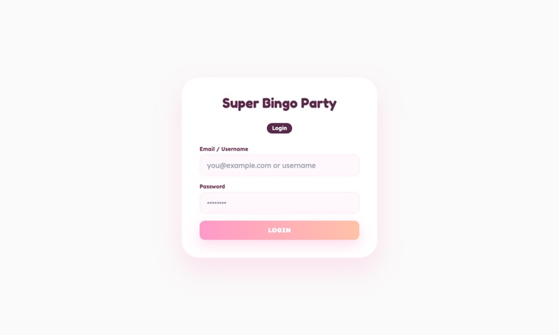 Super Bingo Party