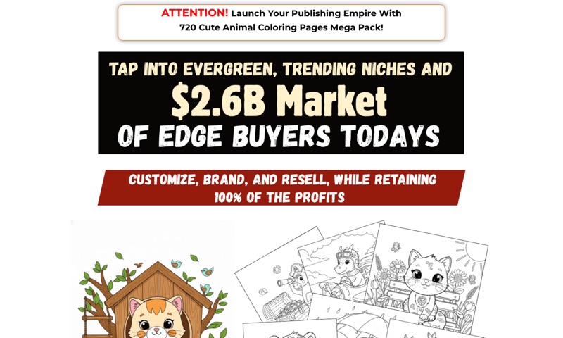 720 Cute Animal Coloring Pages