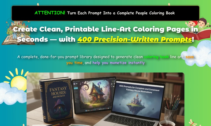400 Fantasy House Illustration Prompts