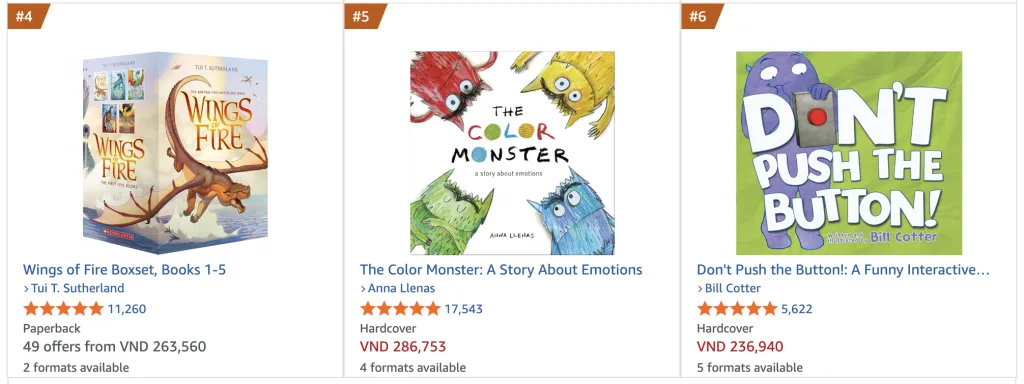 Bestseller proof