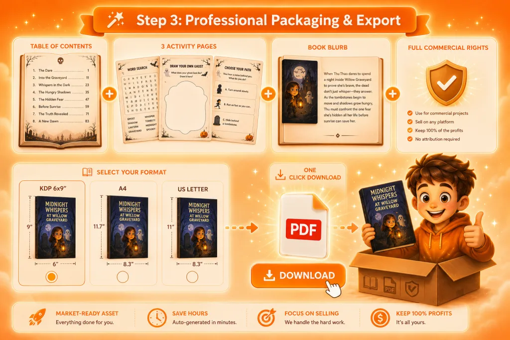 Step 3: Professional packaging and export