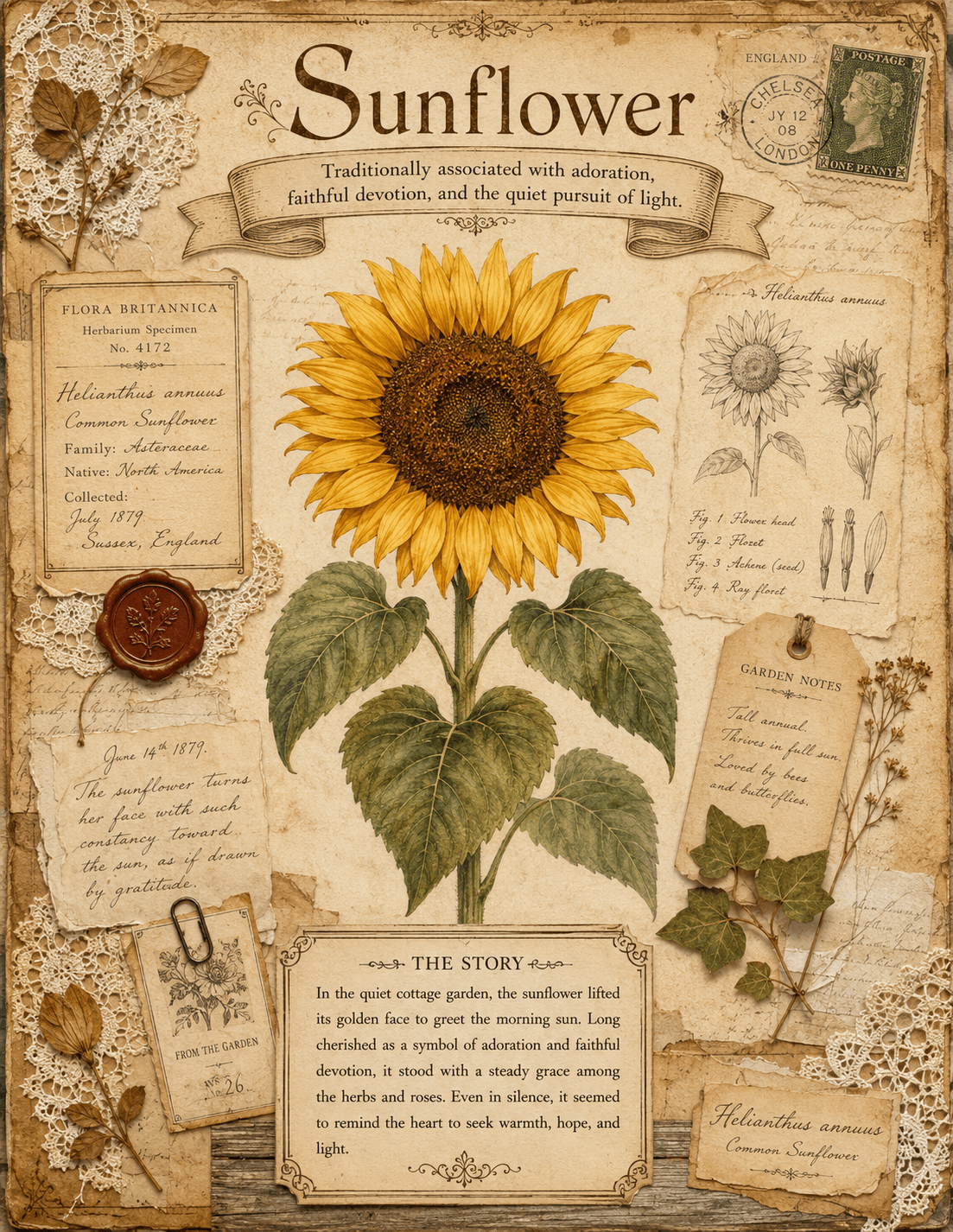 Flower page sample