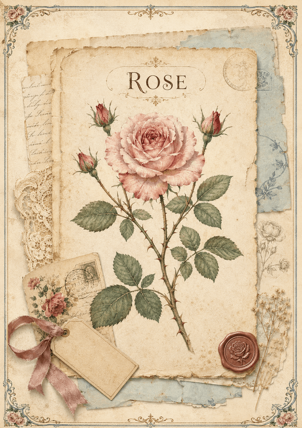 Flower artwork sample