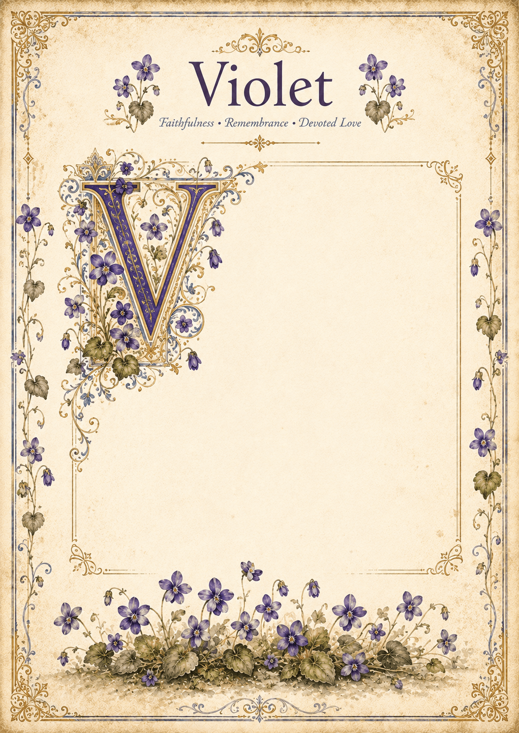 Flower Language collection page sample